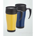 double wall stainless steel travel mug cup